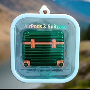 Miak AirPods 3 Airpods Protective Case Luggage Shaped Green